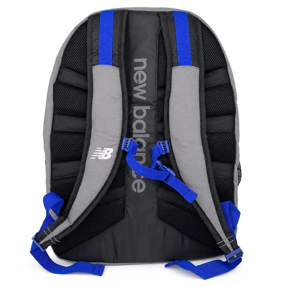 New Balance Champ Backpack 17” Laptop Bag Gunmetal Blue LAB91012-GNM NWT
